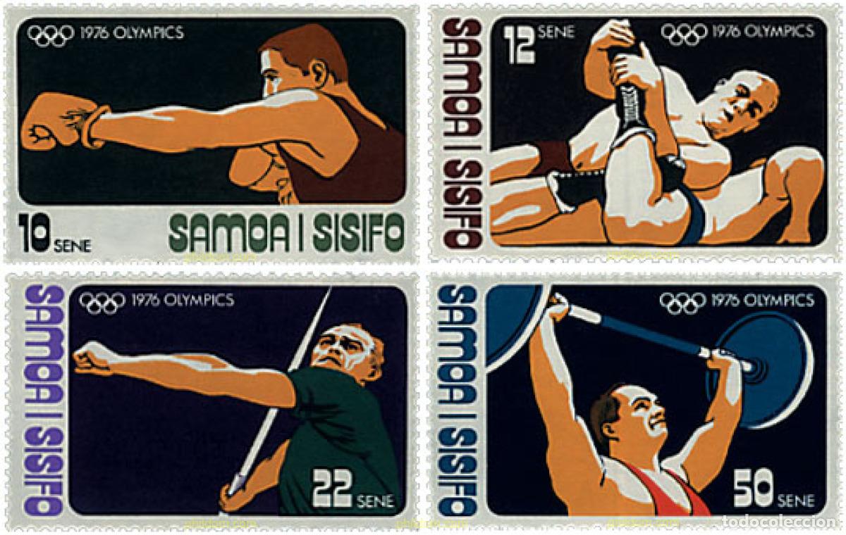 Sellos: 45503 MNH SAMOA 1976 21 JUEGOS OLIMPICOS VERANO MONTREAL 1976