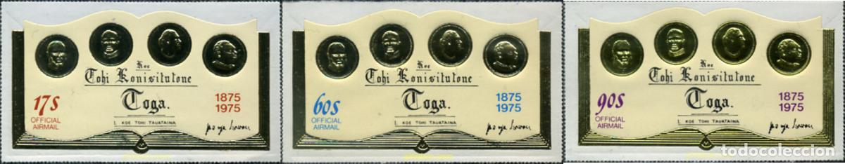 Sellos: 365837 MNH TONGA 1975 CENTENARIO DE LA CONSTITUCION