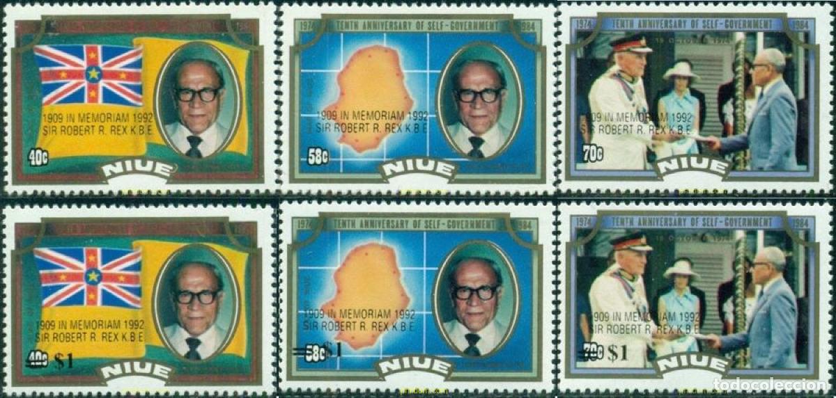 Sellos: 348168 MNH NIUE 1993 SIR ROBERT REX