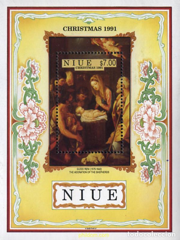 Sellos: 348163 MNH NIUE 1991 NAVIDAD