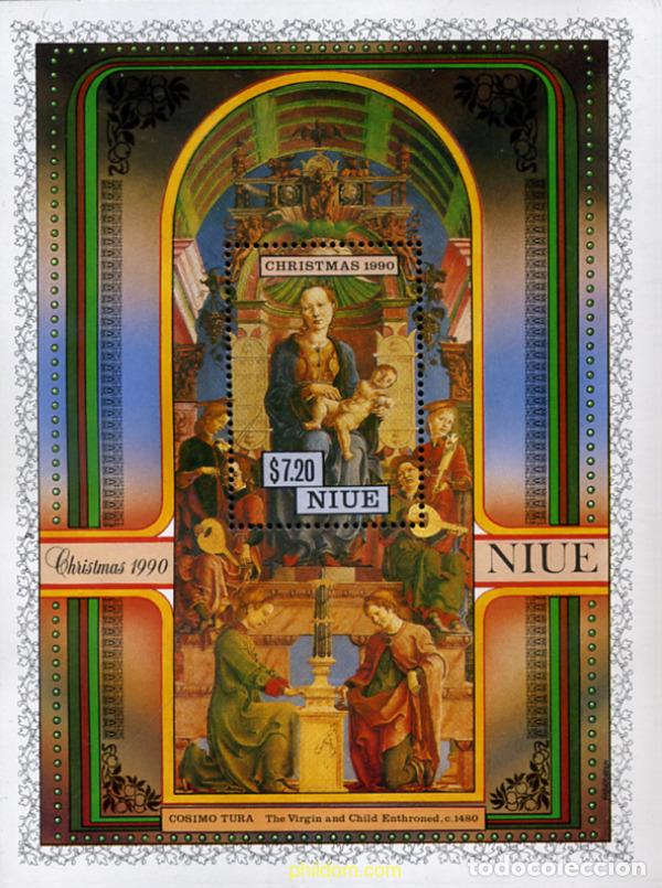 Sellos: 348159 MNH NIUE 1990 NAVIDAD