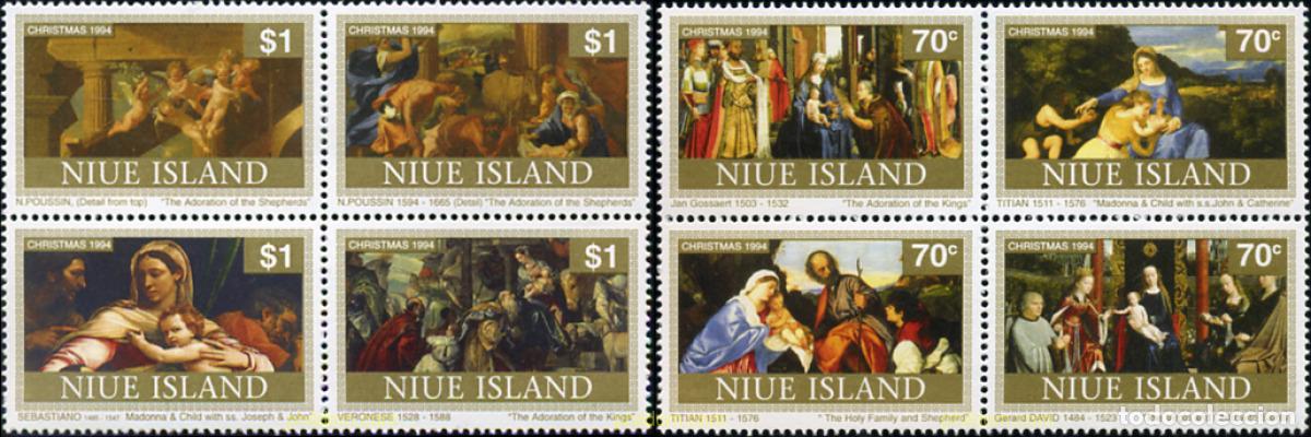 Sellos: 348173 MNH NIUE 1994 NAVIDAD