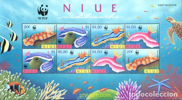 Sellos: 75234 MNH NIUE 1999 NUDIBRANQUIOS