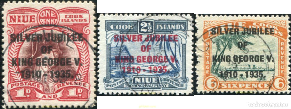 Sellos: 780445 USED NIUE 1935 JUVILEO