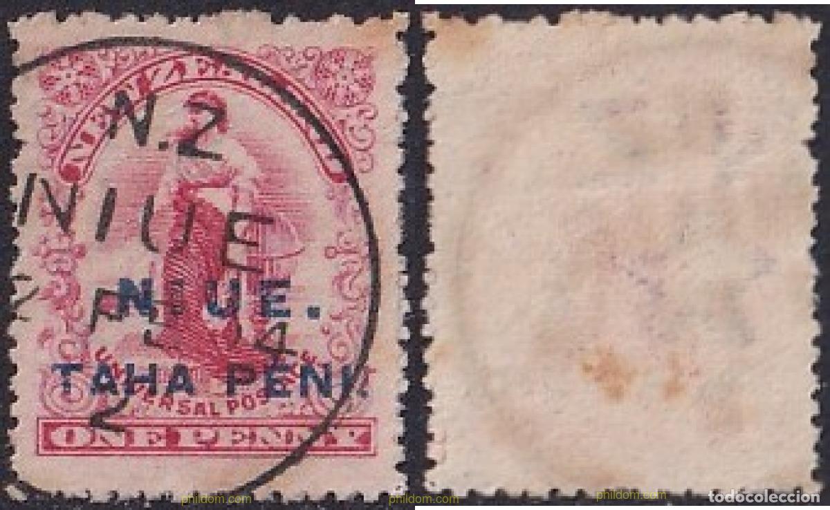 Sellos: 795523 USED NIUE 1902 - Foto 1