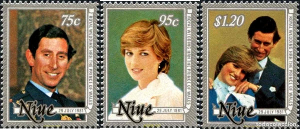 Sellos: 56374 MNH NIUE 1981 BODA DEL PRINCIPE CARLOS Y LADY DIANA SPENCER