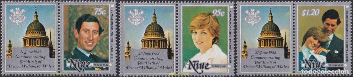 Sellos: 795750 MNH NIUE 1982 NACIMIENTO DEL PRINCIPE GUILLERMO