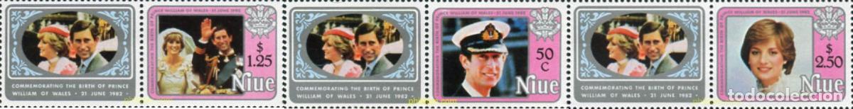 Sellos: 795755 MNH NIUE 1982 NACIMIENTO DEL PRINCIPE GUILLERMO