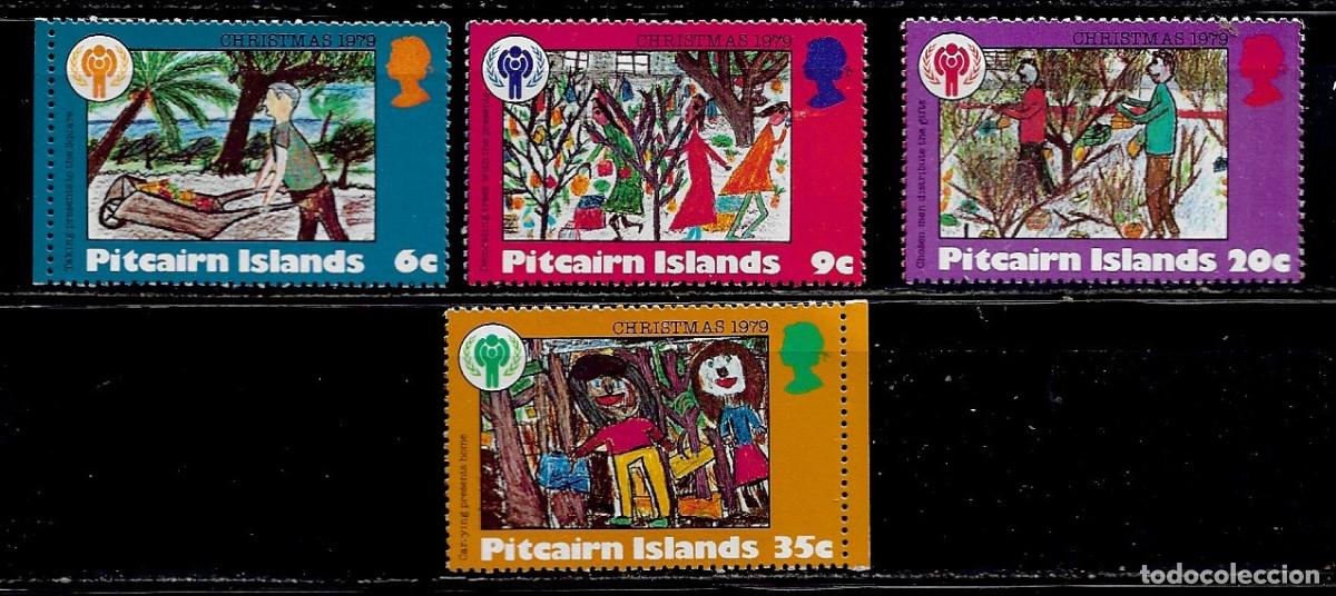 Sellos: ISLAS PITCAIRN 1979, Ivert 185/88 - A&Ntilde;O INTERNACIONAL DEL NI&Ntilde;O. MNH.