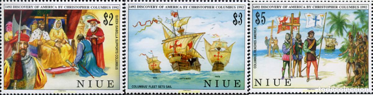 Sellos: 348166 MNH NIUE 1992 500 ANIVERSARIO DEL DESCUBIMIENTO DE AMERICA