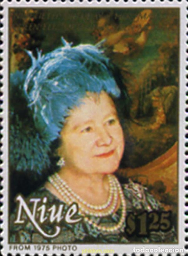 Sellos: 348155 MNH NIUE 1990 REINA MADRE