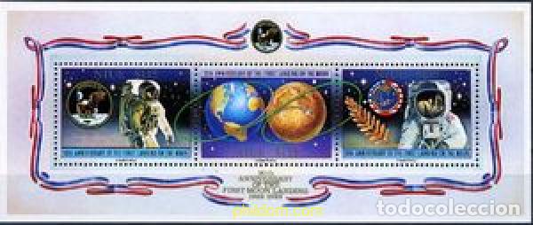 Sellos: 56694 MNH NIUE 1989 20 ANIVERSARIO DEL PRIMER HOMBRE SOBRE LA LUNA