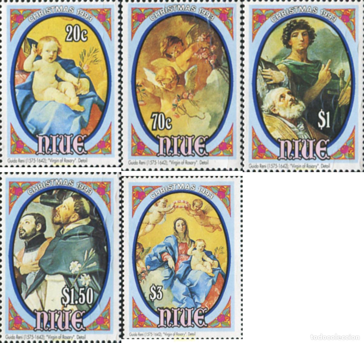 Sellos: 348171 MNH NIUE 1993 NAVIDAD