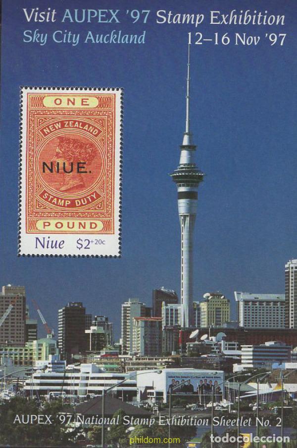 Sellos: 647584 MNH NIUE 1997 ESPOSICION FILATELICA NACIONAL -AUPEX-97