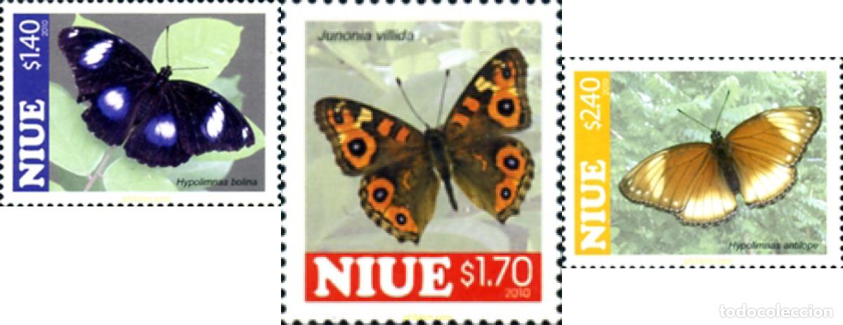 Sellos: 254251 MNH NIUE 2010 MARIPOSAS