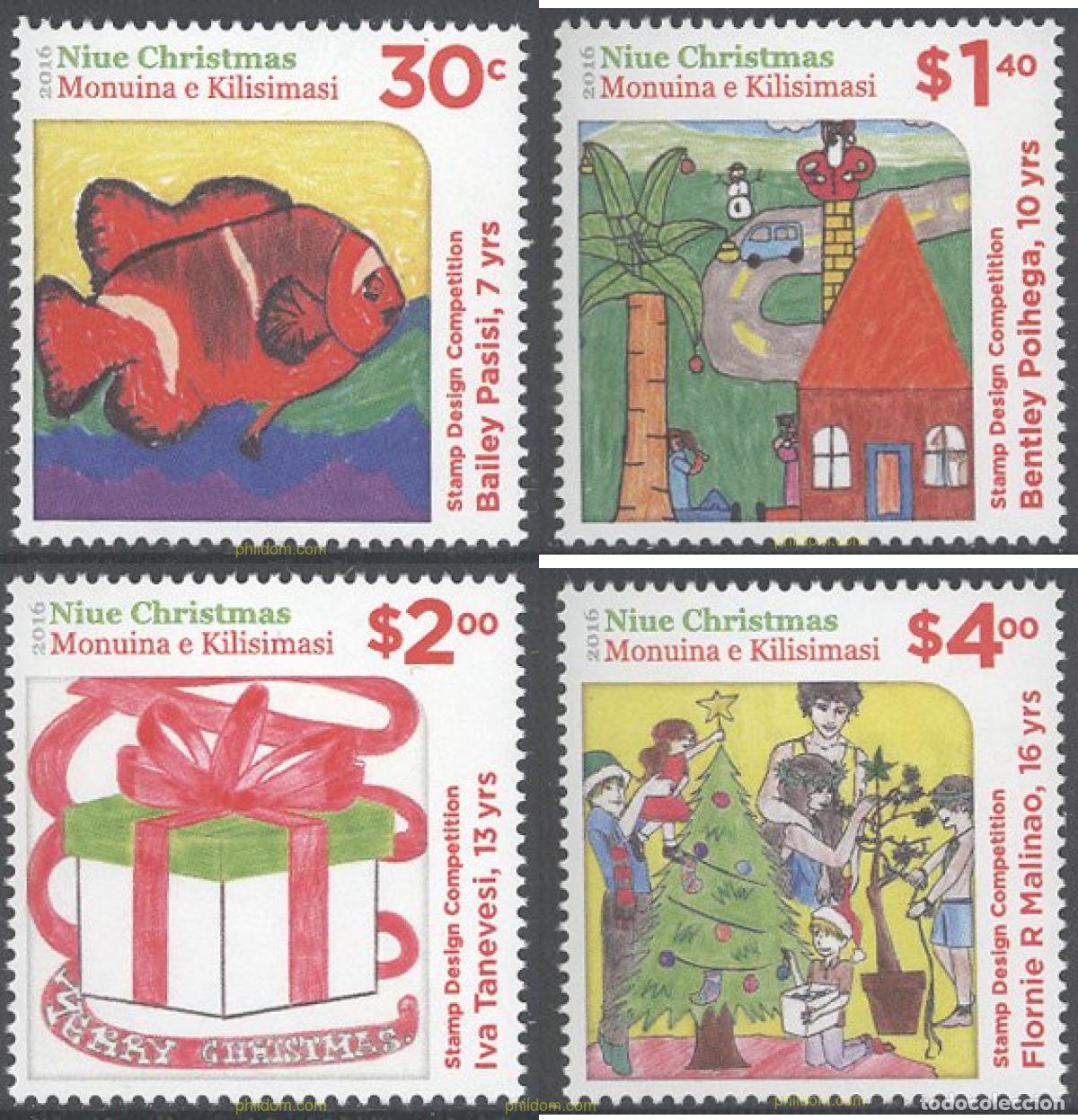 Sellos: 796128 MNH NIUE 2016 NAVIDAD 2016