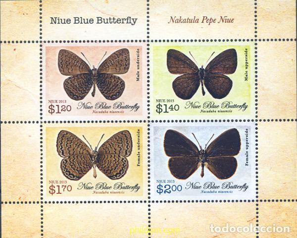 Sellos: 304781 MNH NIUE 2013 MARIPOSAS