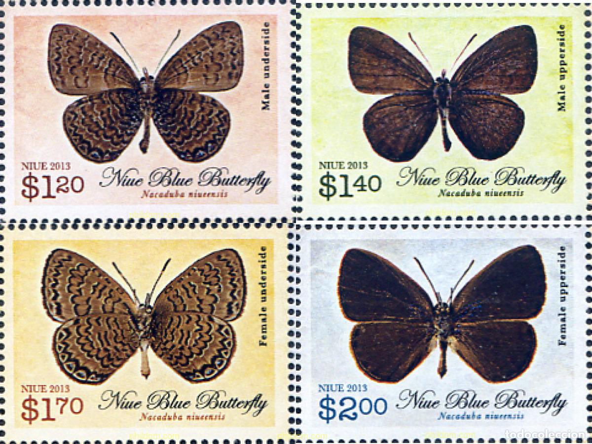 Sellos: 304766 MNH NIUE 2013 MARIPOSAS