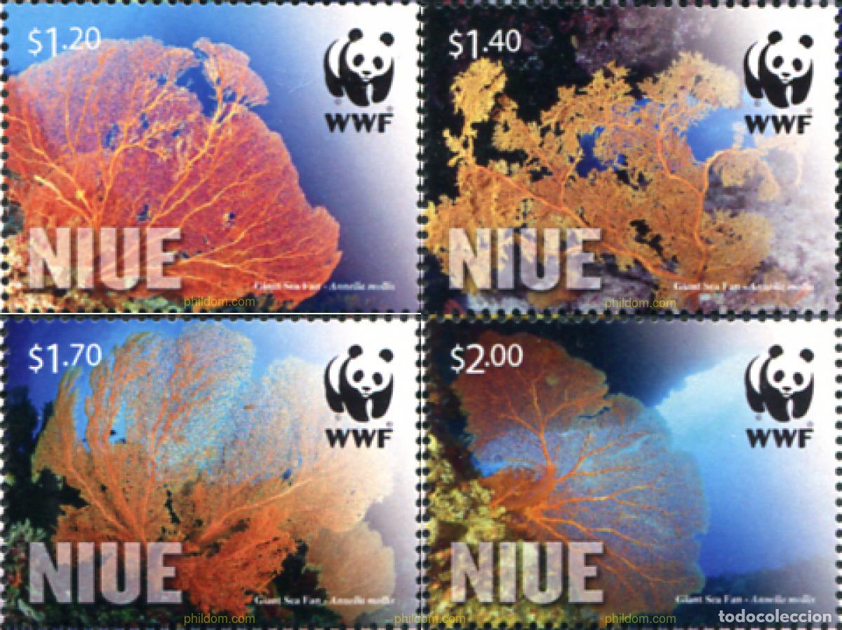 Sellos: 285354 MNH NIUE 2012 CORALES. WWF