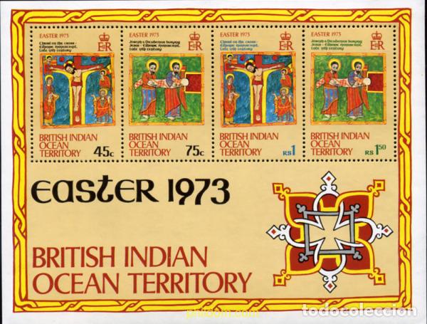 Sellos: 227108 MNH OCEANO INDICO BRITANICO 1973 RELIGION