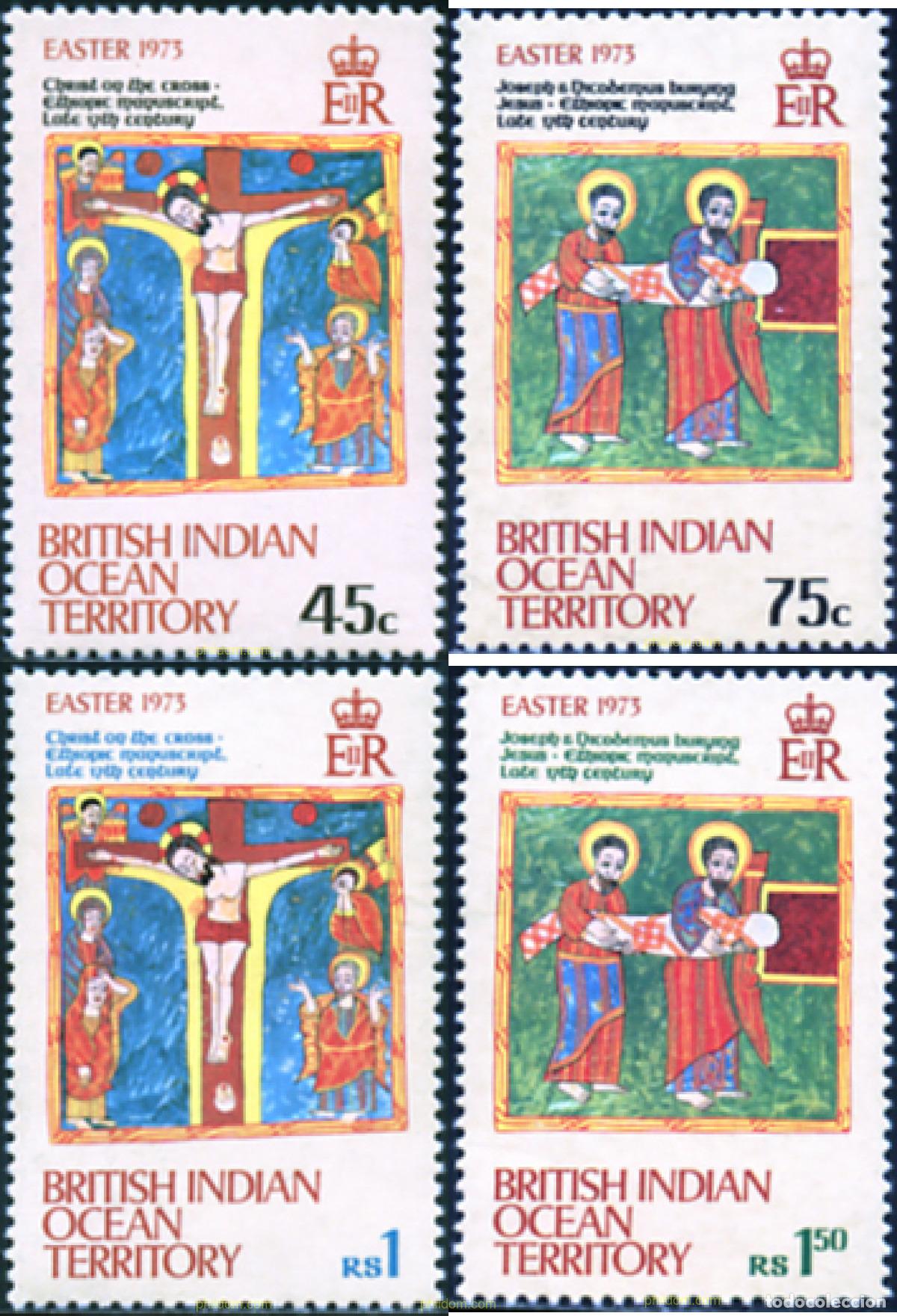 Sellos: 227109 MNH OCEANO INDICO BRITANICO 1973 RELIGION