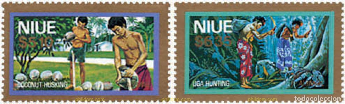 Sellos: 796143 MNH NIUE 1979 ACTIVIDADES AGRICOLAS Y PESCA