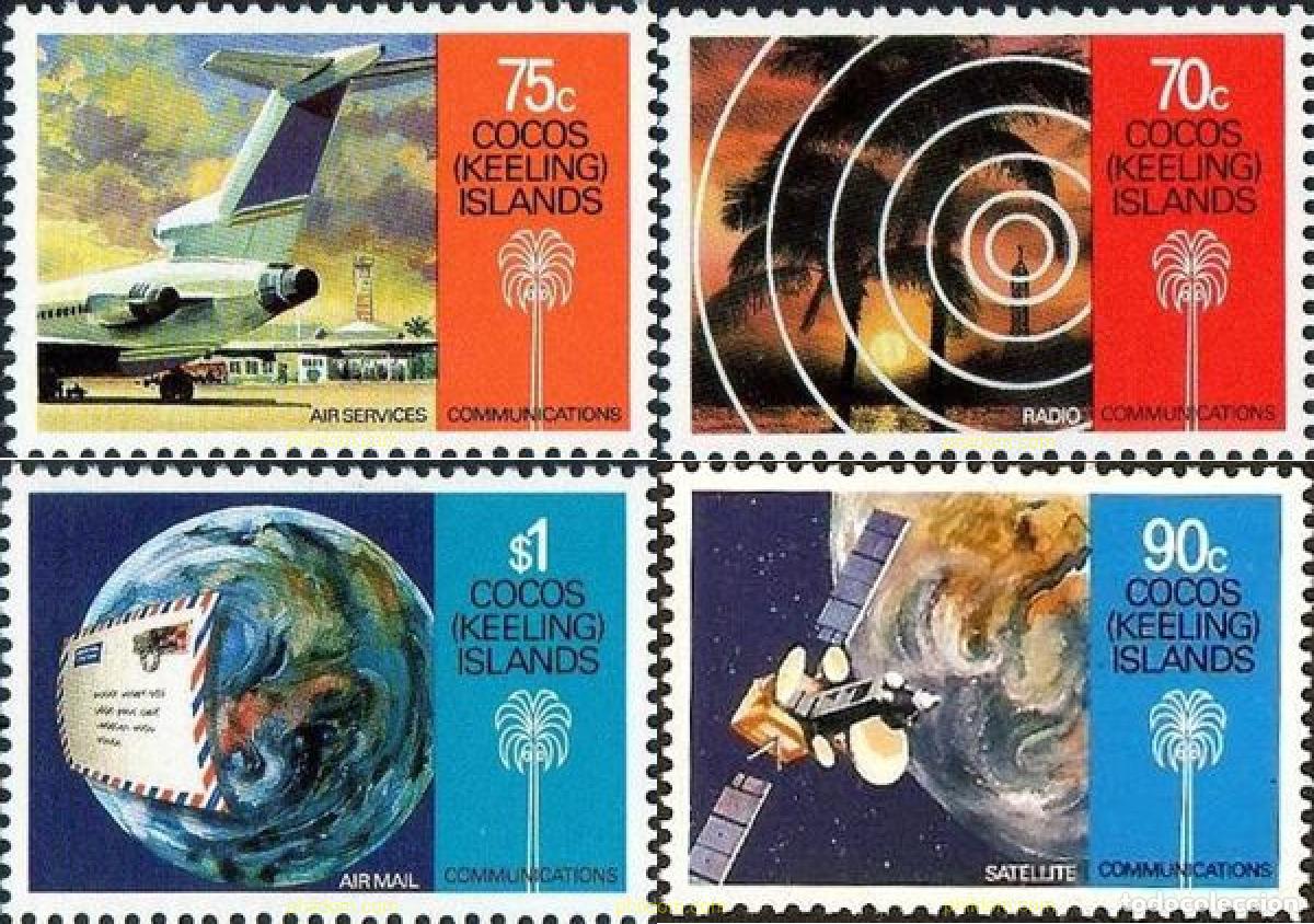 Sellos: 715122 MNH COCOS Islas 1987 COMUNICACIONES