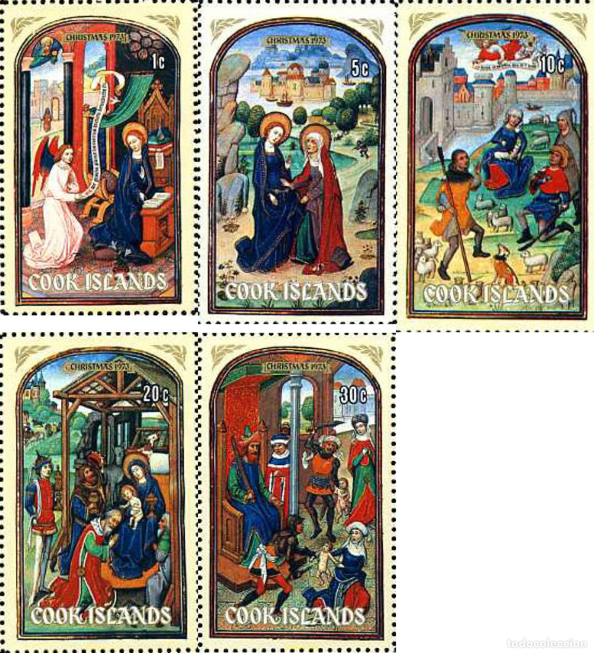 Sellos: 65553 MNH COOK Islas 1973 NAVIDAD