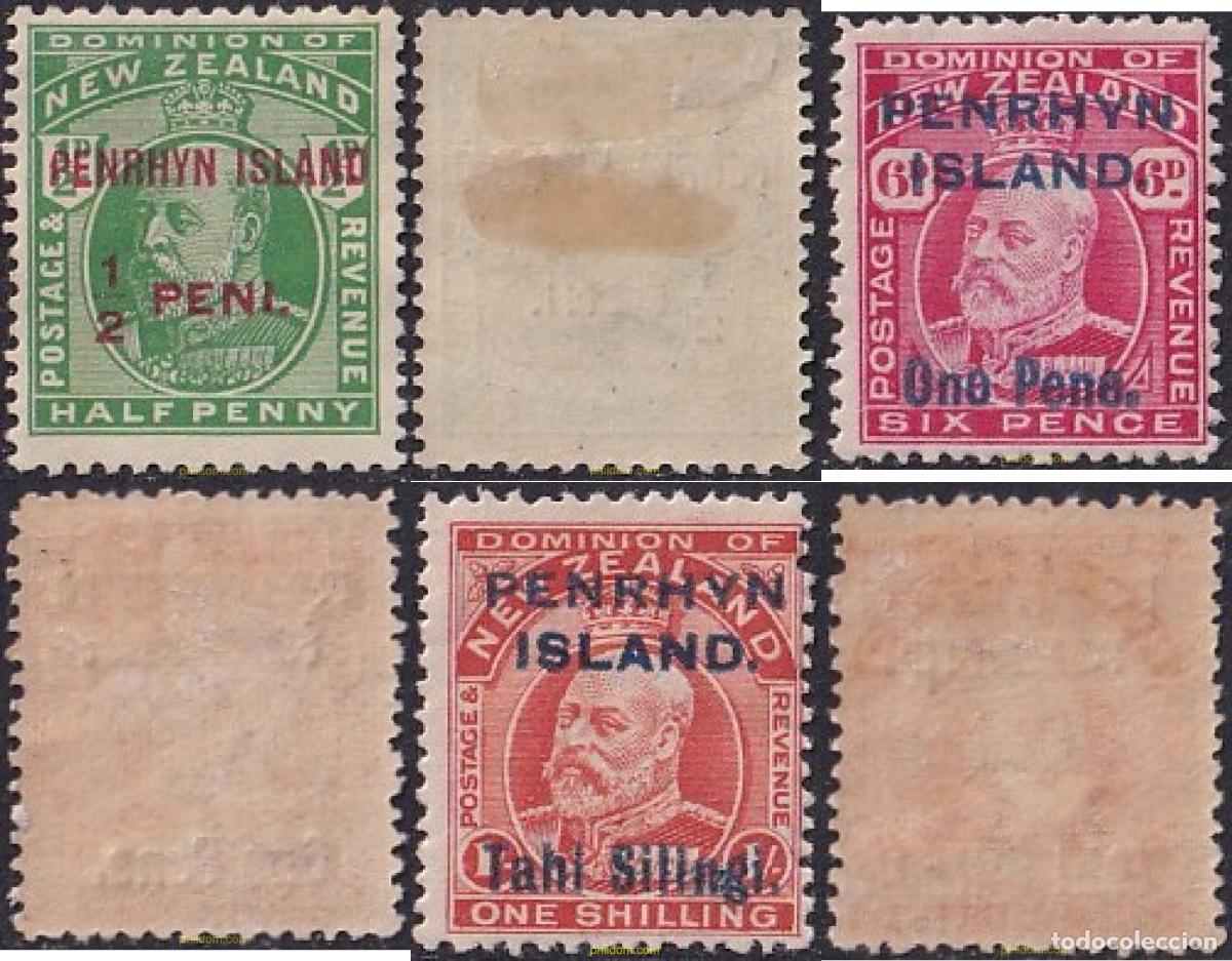 Sellos: 796702 HINGED PENRHYN 1903 AVES