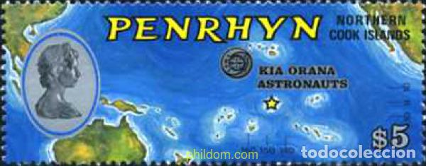 Selos: 331806 MNH PENRHYN 1975 COOPERACI&oacute;N ESPACIAL DE U.S.A. CON LA U.R.S.S.