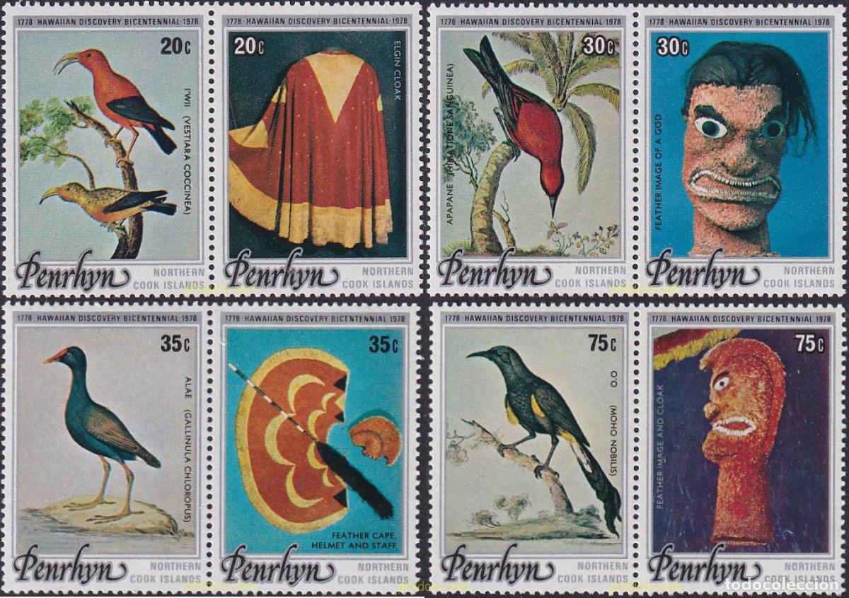 Selos: 796793 MNH PENRHYN 1978 BICENTENARIO DEL DESCUBRIMIENTO DE LAS ISLAS HAWAI