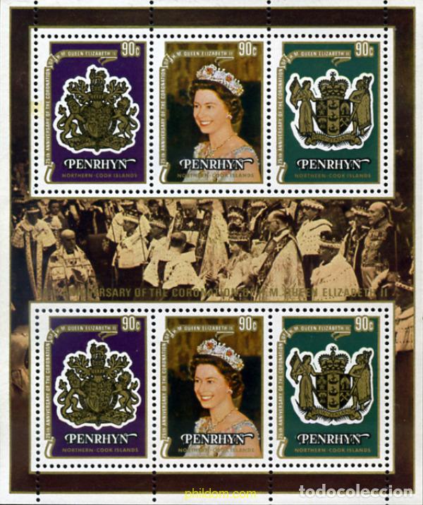 Timbres: 147699 MNH PENRHYN 1978 25 ANIVERSARIO DE LA CORONACION DE ISABEL II