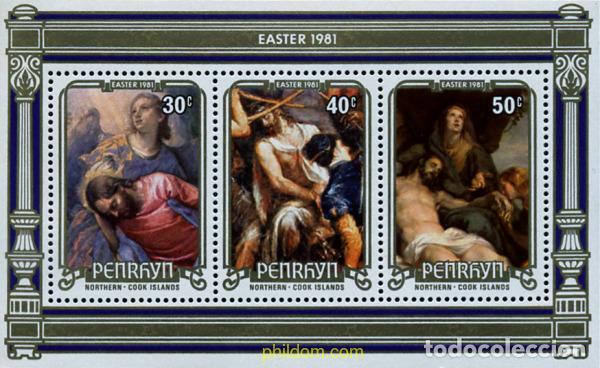 Francobolli: 54998 MNH PENRHYN 1981 PASCUA