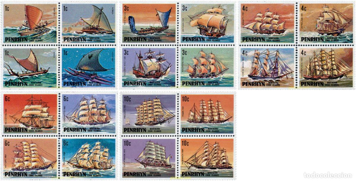 Timbres: 796878 MNH PENRHYN 1981 BARCOS