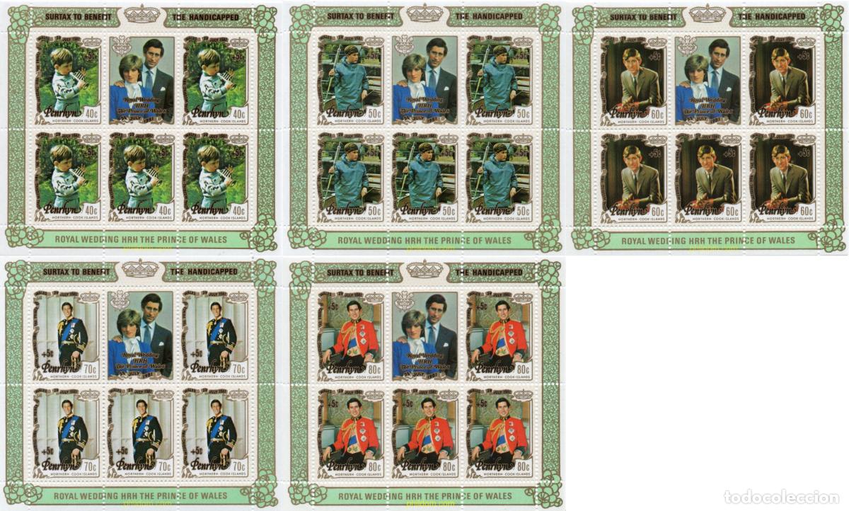Timbres: 796879 MNH PENRHYN 1981 BODA DEL PRINCIPE CARLOS Y LADY DIANA SPENCER