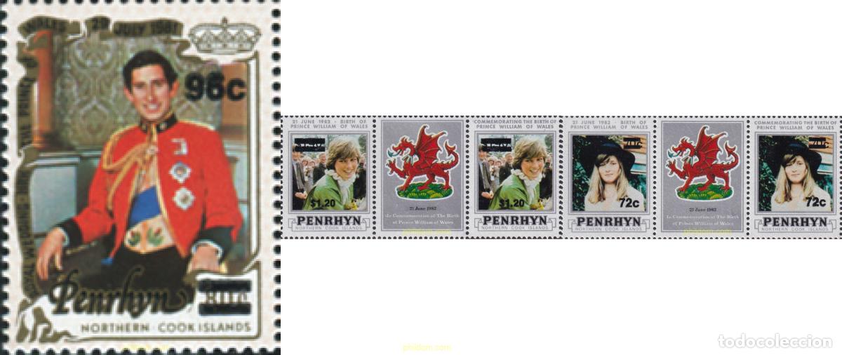 Sellos: 710673 MNH PENRHYN 1983 BARCOS