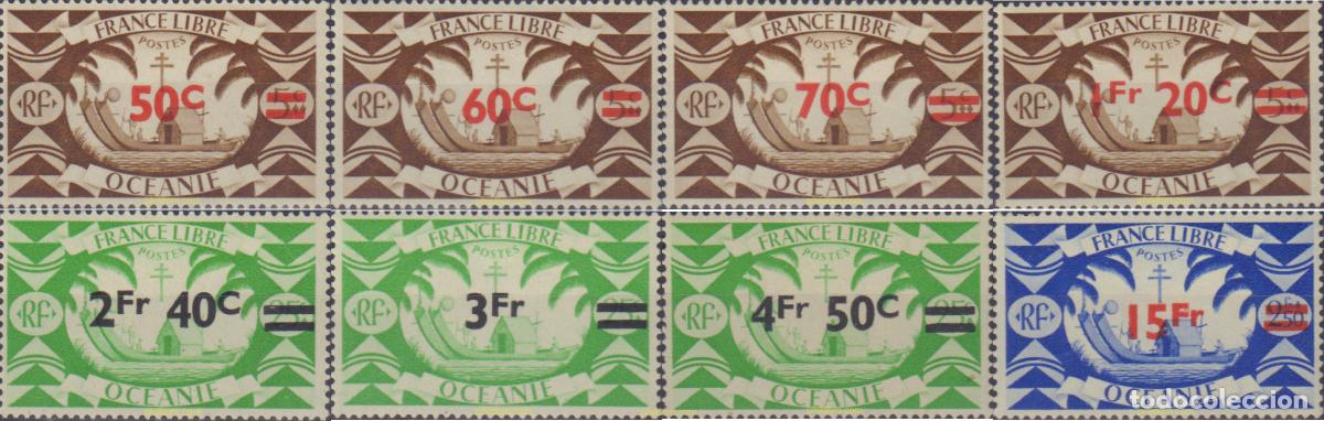 Francobolli: 584772 MNH OCEANIA FRANCESA 1945 FRANCIA LIBRE