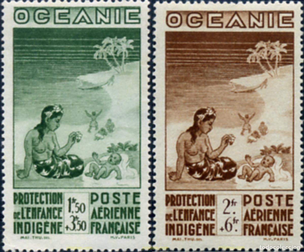 Francobolli: 346639 MNH OCEANIA FRANCESA 1942 PROTECCION A LA INFANCIA