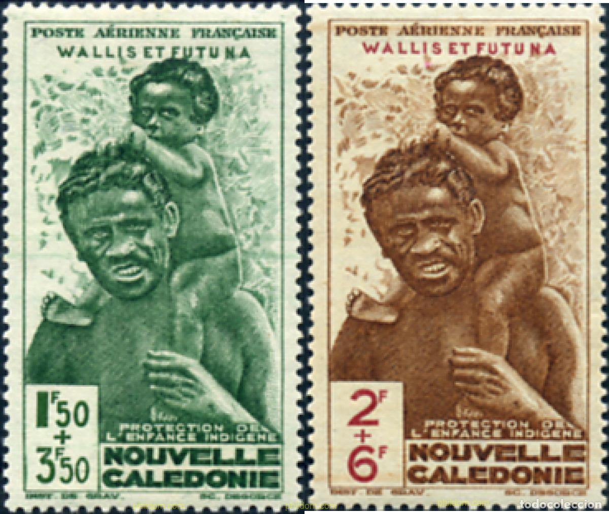 Francobolli: 346275 MNH NUEVA CALEDONIA 1942 PROTECCION A LA INFANCIA