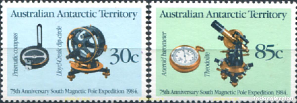 Sellos: 162849 MNH ANTARTIDA AUSTRALIANA 1984 75 ANIVERSARIO DE LA EXPEDICION AL POLO SUR