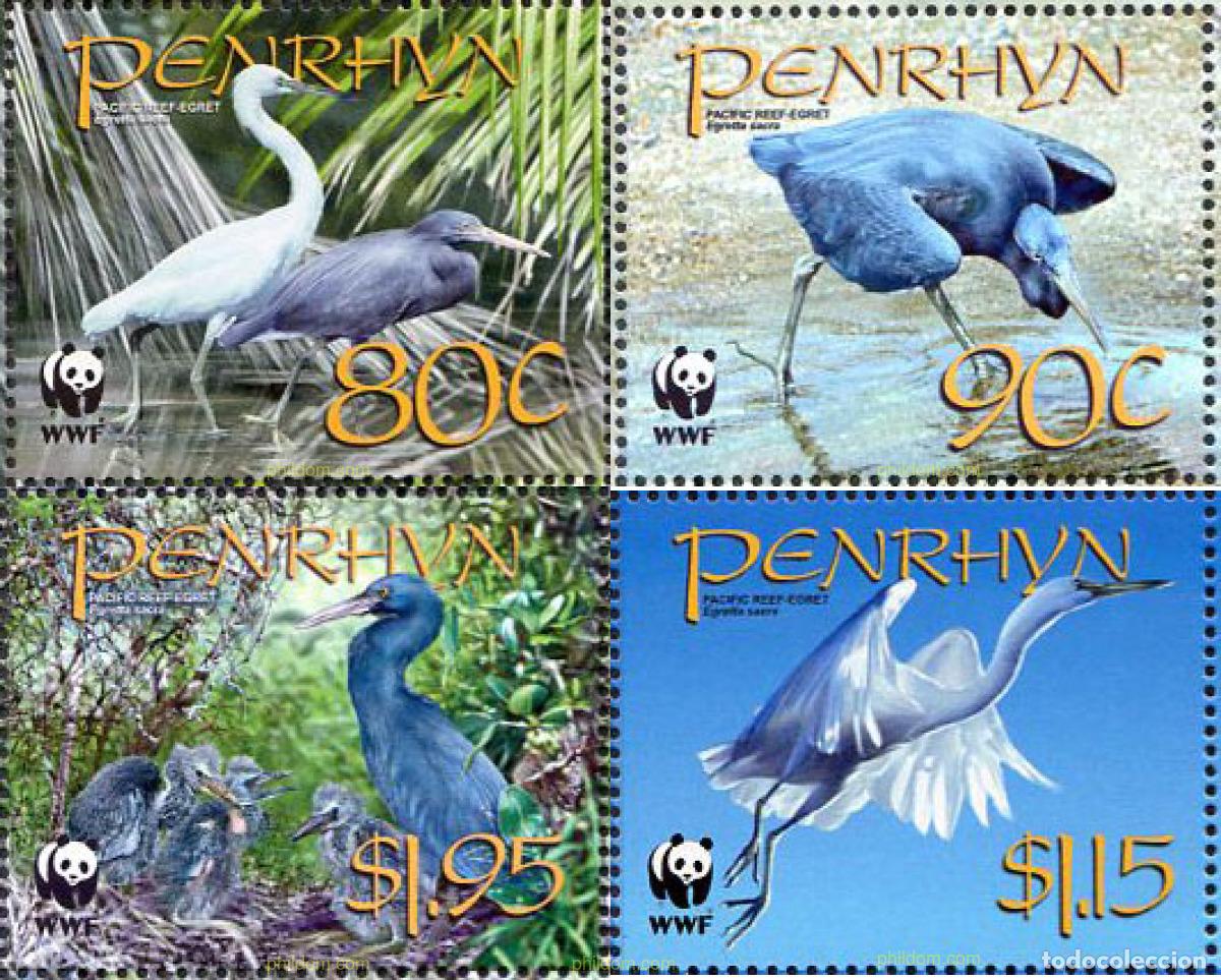 Sellos: 217485 MNH PENRHYN 2008 GARCETA DE ARRECIFE