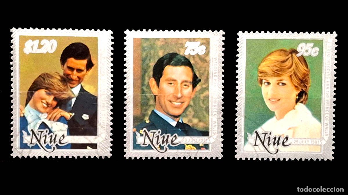 Sellos: 1981, 3 sellos de Niue - Foto 1