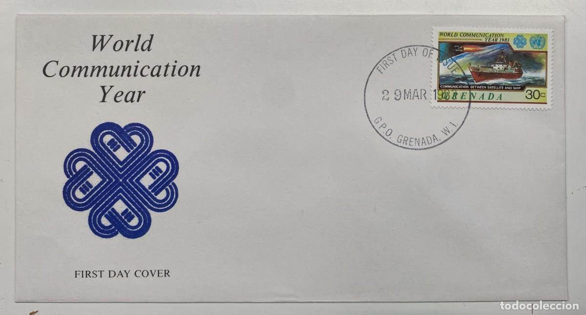Sellos: TS.)1983, FIJI, SUVA, FIRST DAY COVER, FEATURING A LARGE, MULTICOLORED, GEOMETRIC, CLOVER-SHAPED EMB