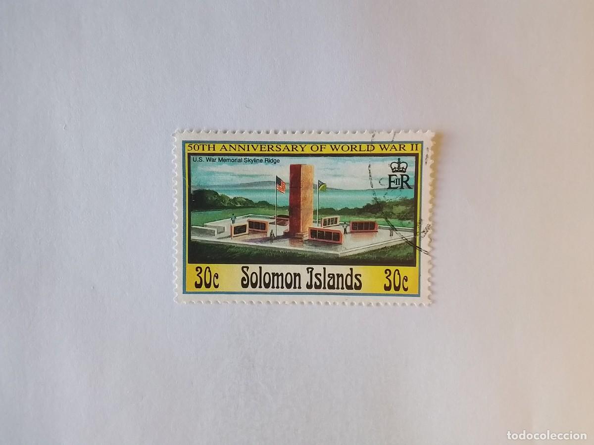 Sellos: A&Ntilde;O 1993 ISLAS SALOM&Oacute;N SELLO USADO