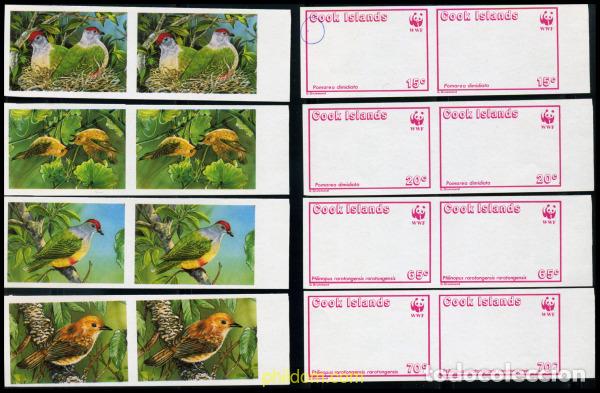 Sellos: 201976 MNH COOK Islas 1989 MONARCA PARAISO DE RAROTONGA, TIPOLO DE RAROTONGA