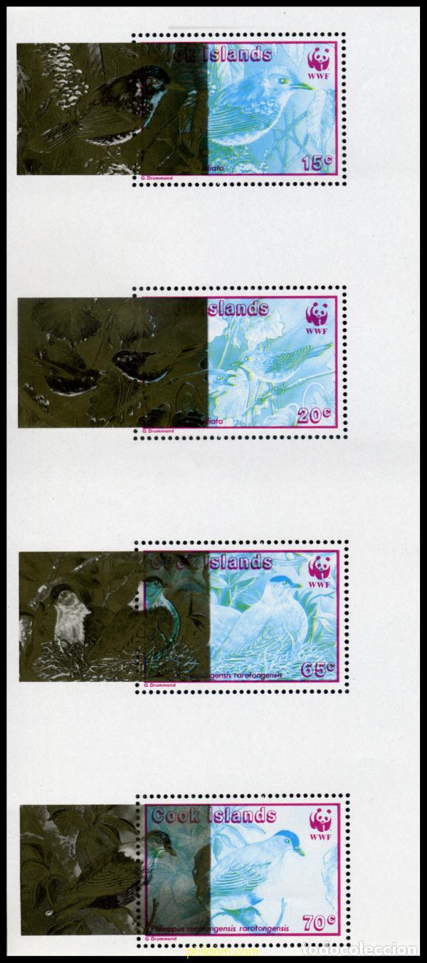 Sellos: 201961 MNH COOK Islas 1989 MONARCA PARAISO DE RAROTONGA, TIPOLO DE RAROTONGA