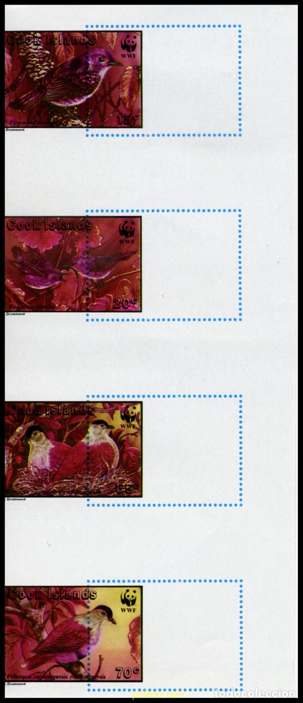 Sellos: 201957 MNH COOK Islas 1989 MONARCA PARAISO DE RAROTONGA, TIPOLO DE RAROTONGA