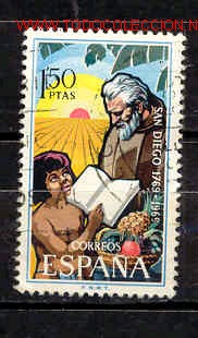 Sellos: II Centenario de la Fundaci&oacute;n San Diego, California - Foto 1