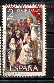 Sellos: VI centenario de la orden de San Jer&oacute;nimo - Foto 1