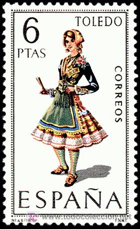 Sellos: ESPA&Ntilde;A 1970 1960 TRAJE TOLEDO - Foto 1
